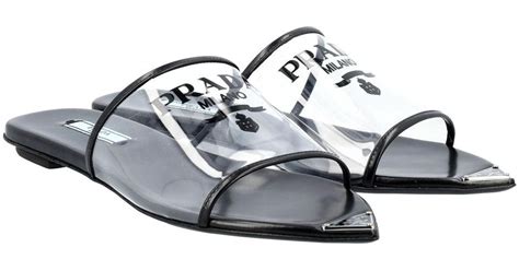 prada pink sandals|prada plexiglass sandals.